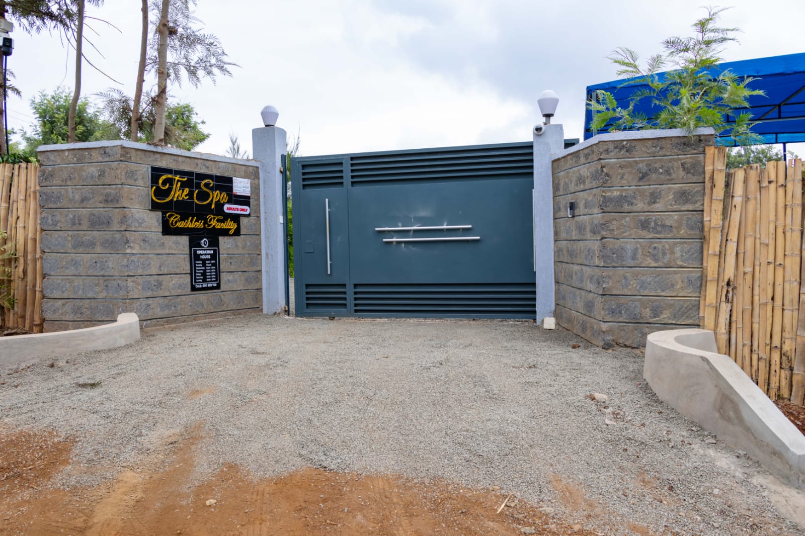 One Stop Wellness Center & Spa entrance in Embu, Kenya